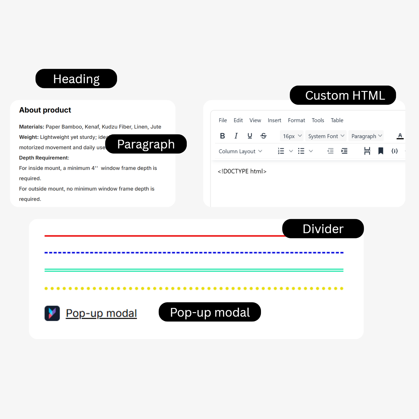 Static option